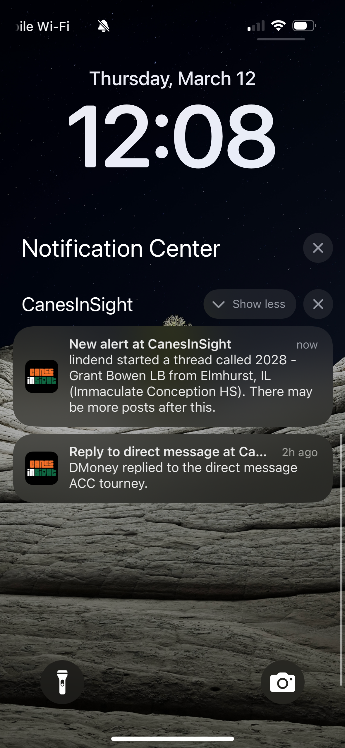 XenForo push notifications on iOS lock screen